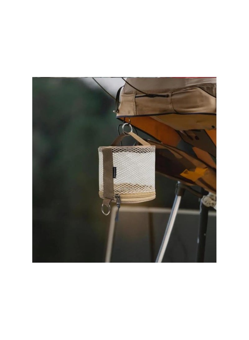 Generic Outdoor Camping Tissue Case Roll Paper Storage Bag With Hook Portable Tissue Holder Tent Hanging Napkin Holder Camping Supplies  - Image 3