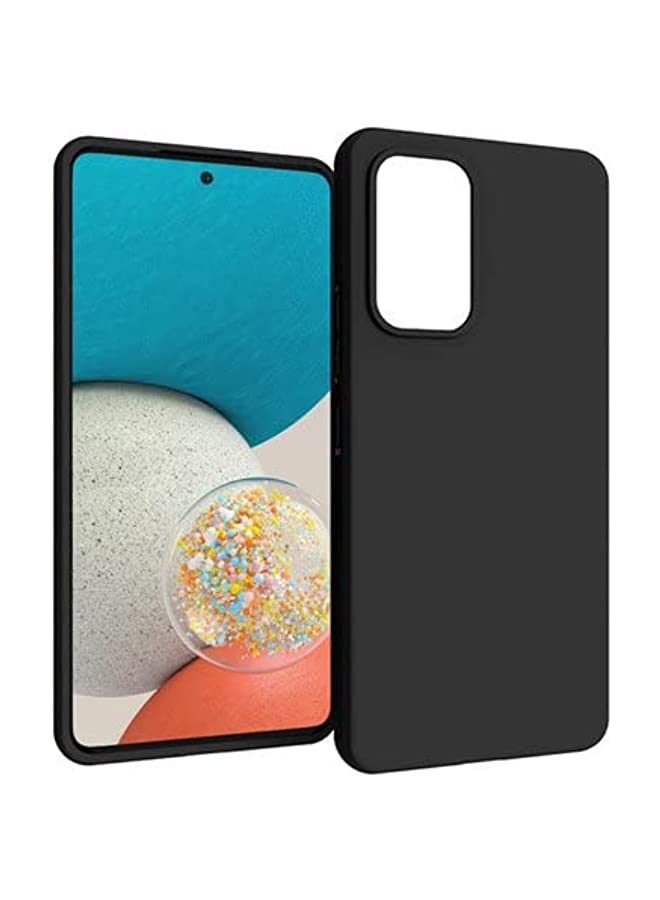 IAF Case for Samsung Galaxy A33 Case Cover Black Slim Fit for Soft TPU Back Cover Flexible Silicone Cover Matte Black for Samsung Galaxy A33 5G