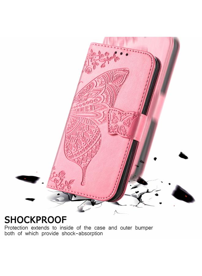 S-TOP Case For Huawei nova 11i / Enjoy 60 Pro Butterfly Love Flower Embossed Flip Leather Phone Case - Image 5
