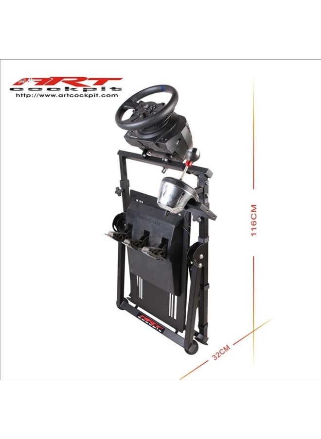 Artcockpitx Type Foldableing Speed Magic Claw Fanatec Racing Simulator Game Steering Wheel Bracket Driving-product Color:4 X-type Pulleys With Brakes