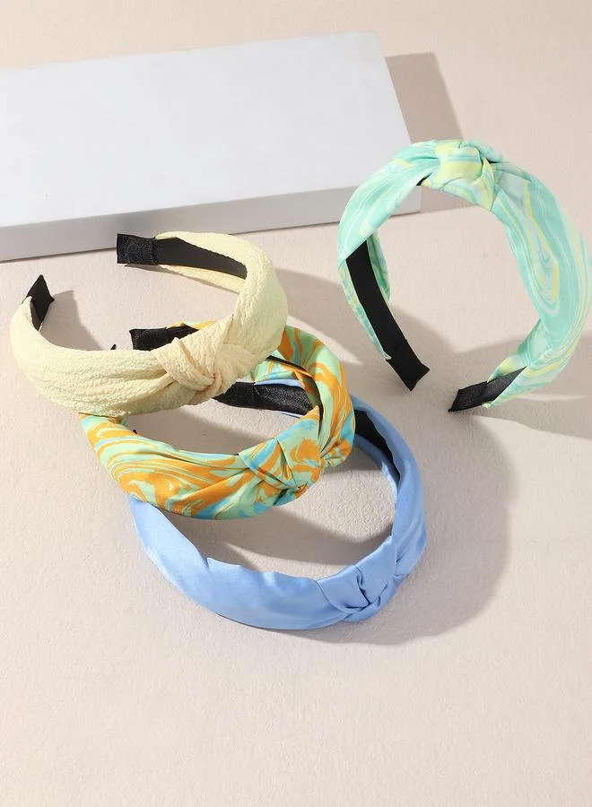 تايك تو Set of 4 - Printed Knot Headband
