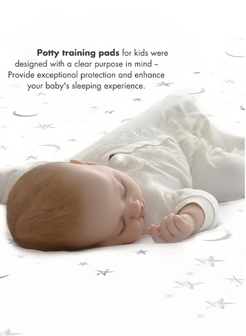 Optico Baby Waterproof Bed Pad, Waterproof Bed Wetting Pad Toddler Potty Training Pad Baby Wateproof Pad Mat Non-Slip Baby Diaper Changing Pad Reusable Incontinence Underpad Soft Urine Pad for Kids/ Adult/ Pets - Image 5