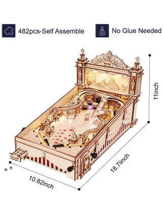 ROKR 3D Pinball Machine 3D Puzzle for Adults and Teens EG01, Assembly Brain Teaser DIY Build Model Crafts Kits, Unique Gifts and Home Decor - pzsku/Z0940B9E198B964EDF95FZ/45/1746382942/4d664178-f248-4217-bef3-e1f914cd8633