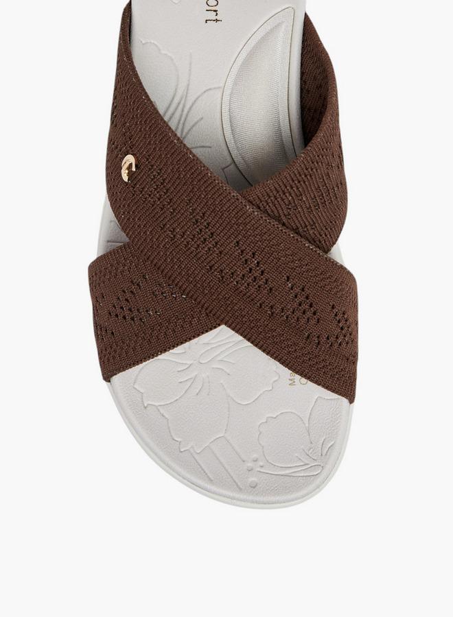 لو كونفورت صنادل نسائية مريحة بحزام متقاطع - Image 4