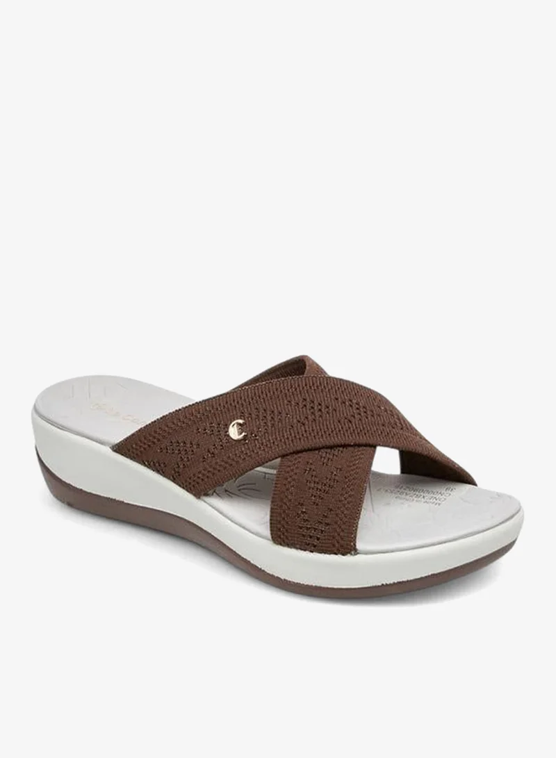 Le Confort Women Cross Strap Comfort Sandals