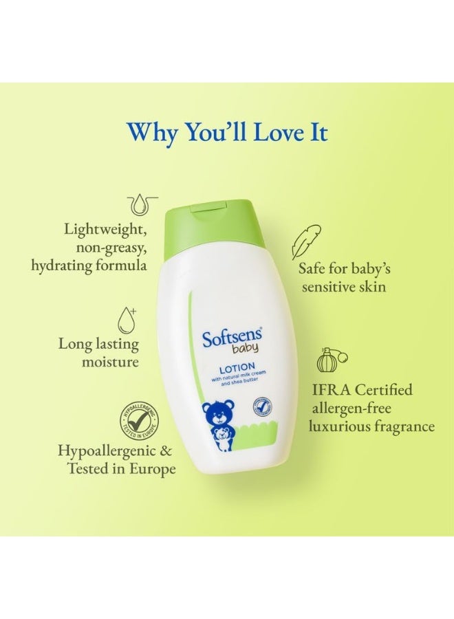 Softsens Baby Lotion with Natural Milk Cream and Shea Butter - Image 3