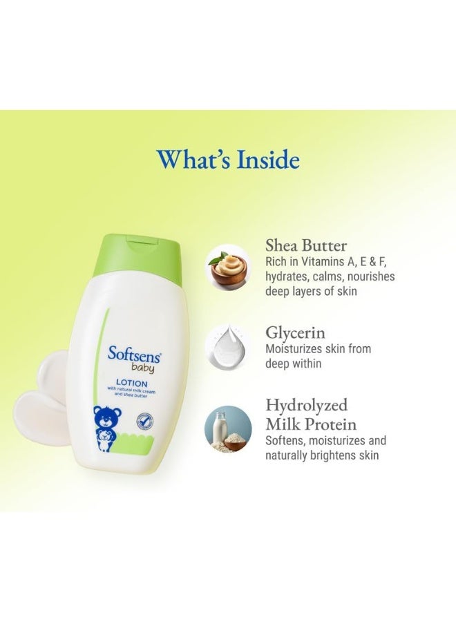 Softsens Baby Lotion with Natural Milk Cream and Shea Butter - Image 2