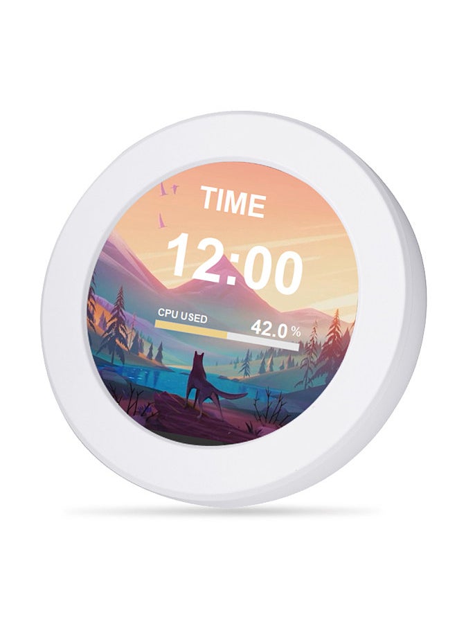 Generic Portable 2.1in IPS Water-Cooled Secondary Screen Comapct Round LCD Display Computers Host CPU GPU Temperature Monitoring Screen  - Image 1