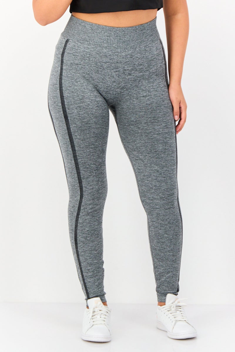 asics Women Sportswear Fit Training Leggings, Grey - Image 1