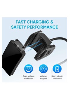 Y&D Charger Compatible With Fitbit Charge 4 / 3, Replacement USB Charging Cable Cord, Clip Dock Accessories Adapter for 4/Charge 3 Fitness and Activity Tracker(1 Piece)  - Image 4
