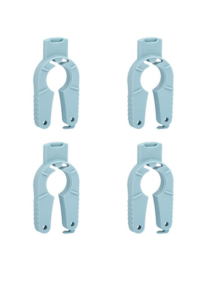 4 Pcs Magnetic Multi-Function Bottle Openers, Blue