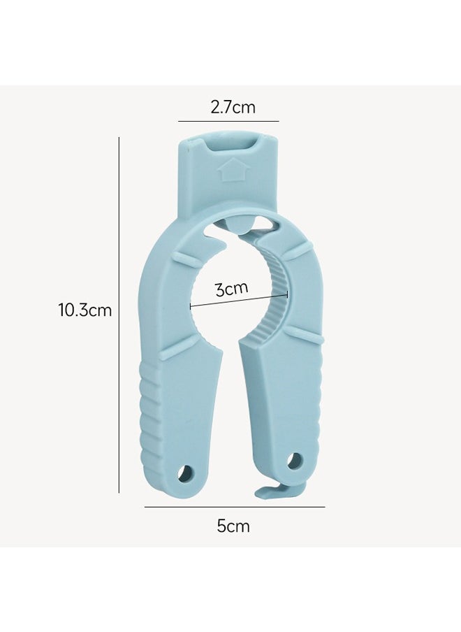 4 Pcs Magnetic Multi-Function Bottle Openers, Blue