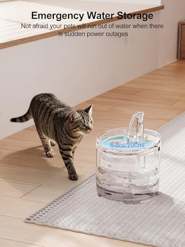 NPET Cat Water Fountain WF050TP 1.5L Automatic Pet Drinking Fountain with Replacement Faucet Kit（No Adapter - Image 3