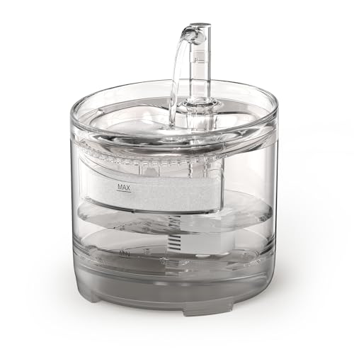 NPET Cat Water Fountain WF050TP 1.5L Automatic Pet Drinking Fountain with Replacement Faucet Kit（No Adapter - Image 1