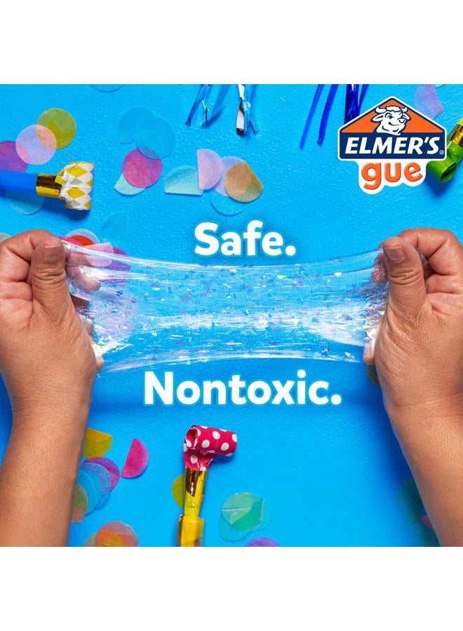 ELMER'S مجموعة غوي الجاهزة تتضمن 5 مجموعات من إضافات السلايم، دلو 3 رطل، شفاف لامع - Image 2