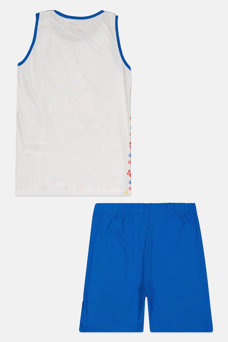 nickelodeon Kids Boy 2 Pieces Paw Patrol Top And Shorts Pajama Set, Multicolor - Image 3