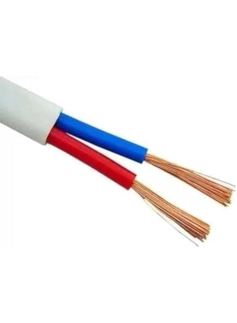 Termo Electric Cord, 2x1mm, 80 Meters, White - Image 2