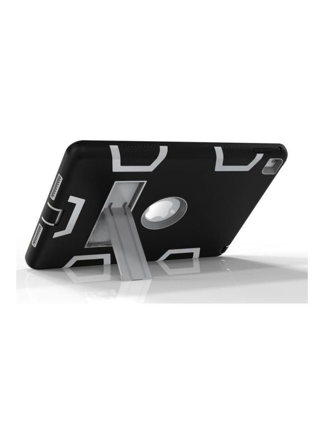 NIBEMINENT Defender Case Cover With Kickstand For Apple iPad Air 2/6 9.7-Inch White/Black  - Image 2