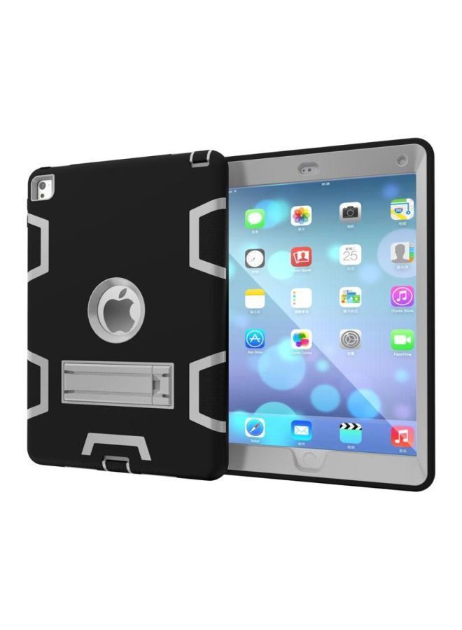 NIBEMINENT Defender Case Cover With Kickstand For Apple iPad Air 2/6 9.7-Inch White/Black  - Image 1