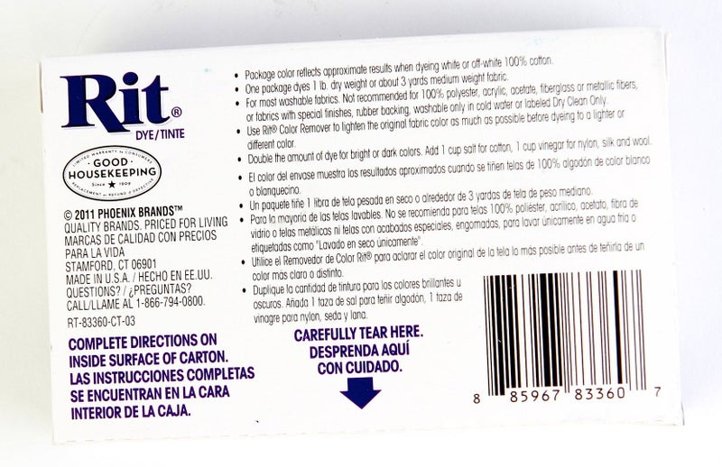 RIT صبغة مسحوق ريت، 1-1/8 أونصة، أزرق دنيم، 3 عبوات - Image 2