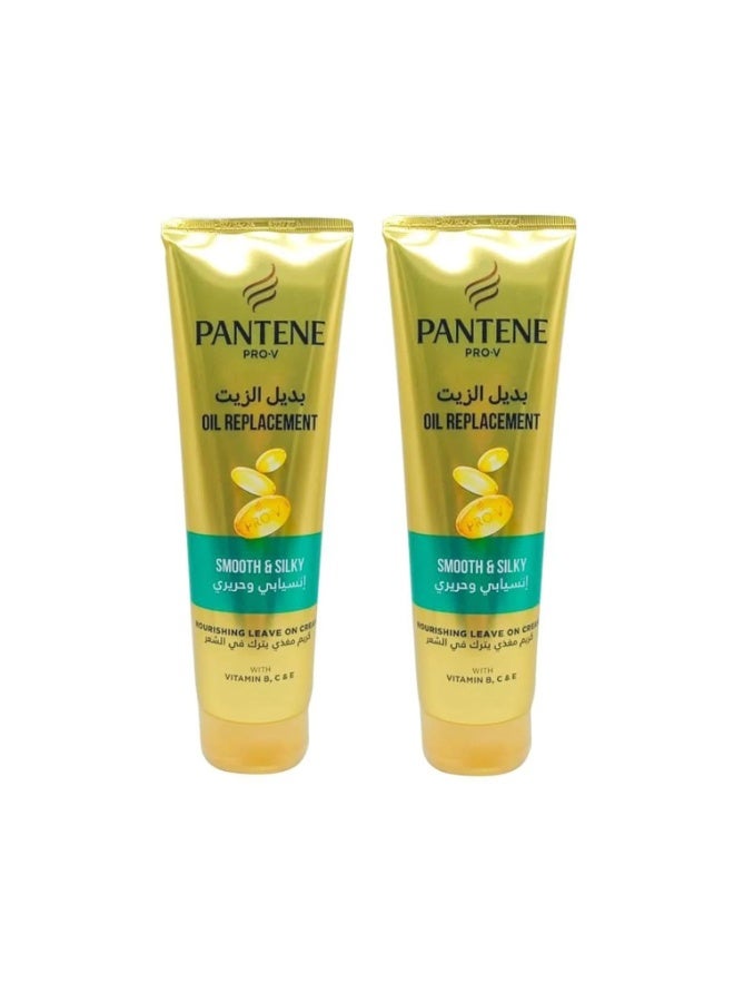 Pantene Oil Replacement (Smooth & Silky) 275ml X 2Pcs - Image 1