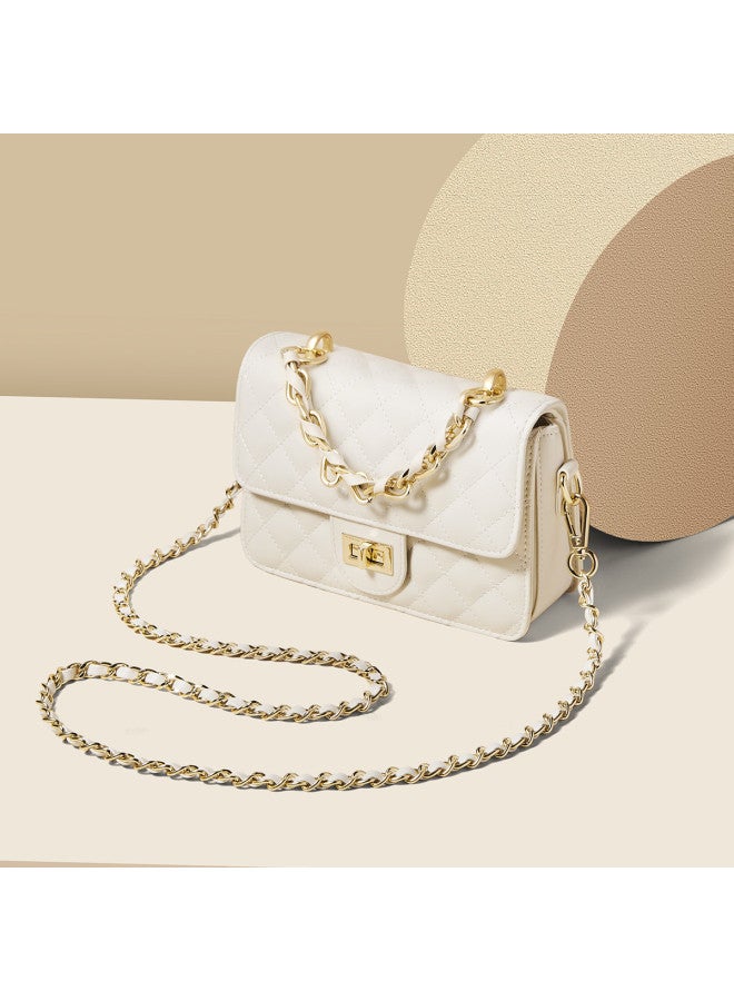 SAFIYA Qixi Festival Gift】women's Bag 2025 New Arrival Hot Small Square Bag Quilted Chain Shoulder Bag Crossbody Bag - Image 5