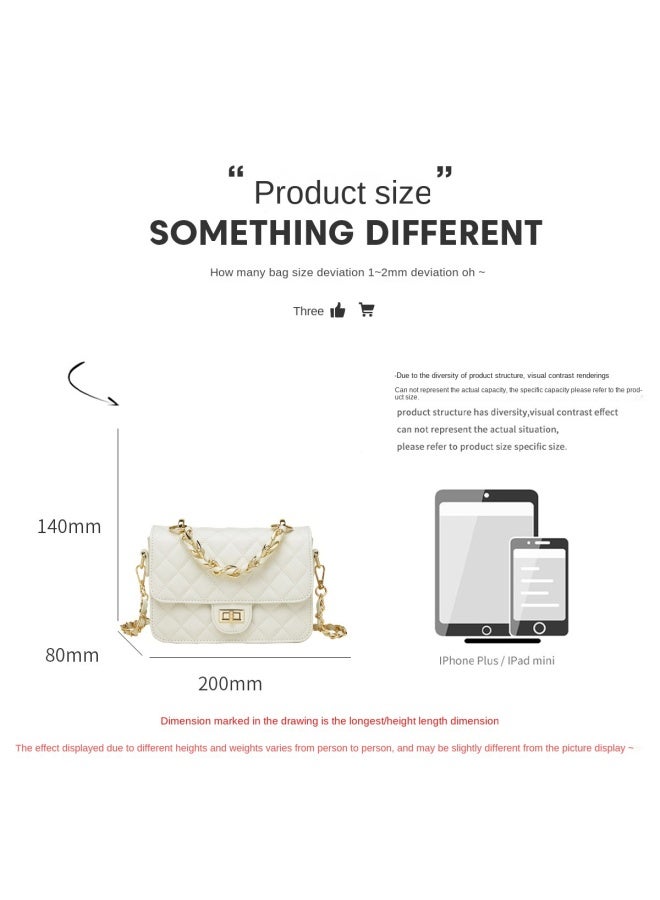 SAFIYA Qixi Festival Gift】women's Bag 2025 New Arrival Hot Small Square Bag Quilted Chain Shoulder Bag Crossbody Bag - Image 4