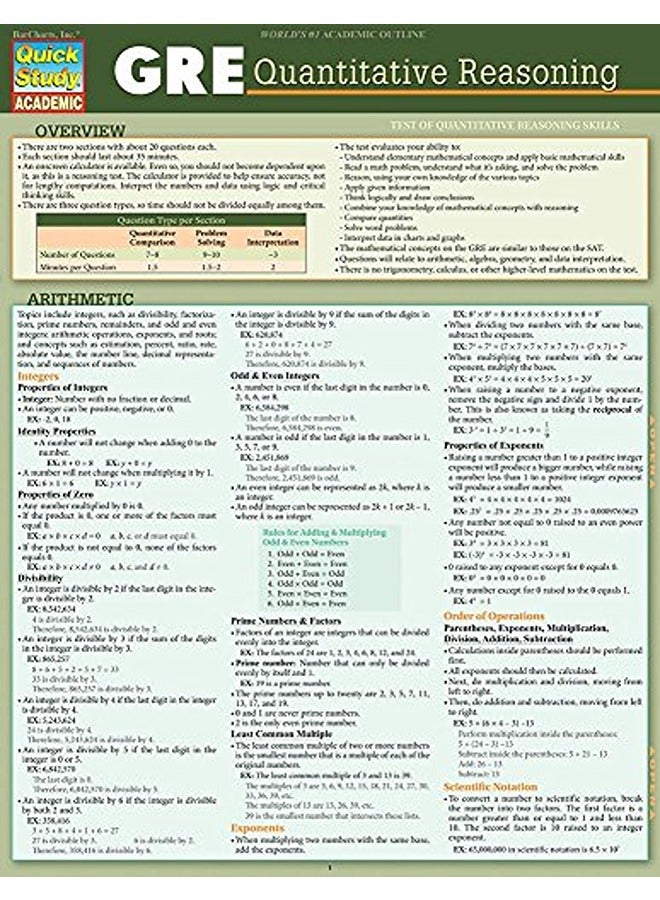 GRE - Quantitative Reasoning