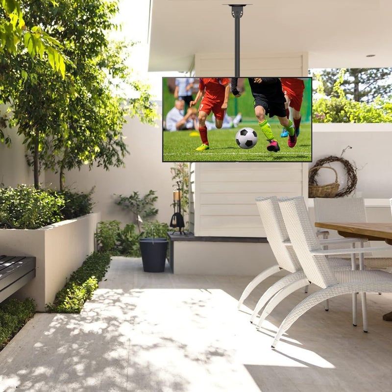 Suptek Ceiling TV Mount Fits Most 26-65 inch LCD LED Plasma Panel Display with Max VESA 400x400mm Loaded up to 45kg/100lbs Height Adjustable MC4602 - Image 3