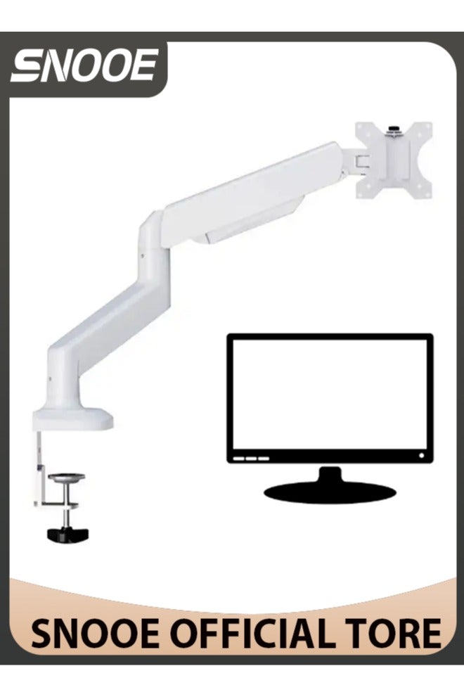 Snooe حامل ذراع شاشة مفرد دوار وإمالة كاملة الحركة مع مشبك وقاعدة جروميت لشاشة مقاس 13-32 بوصة - Image 2
