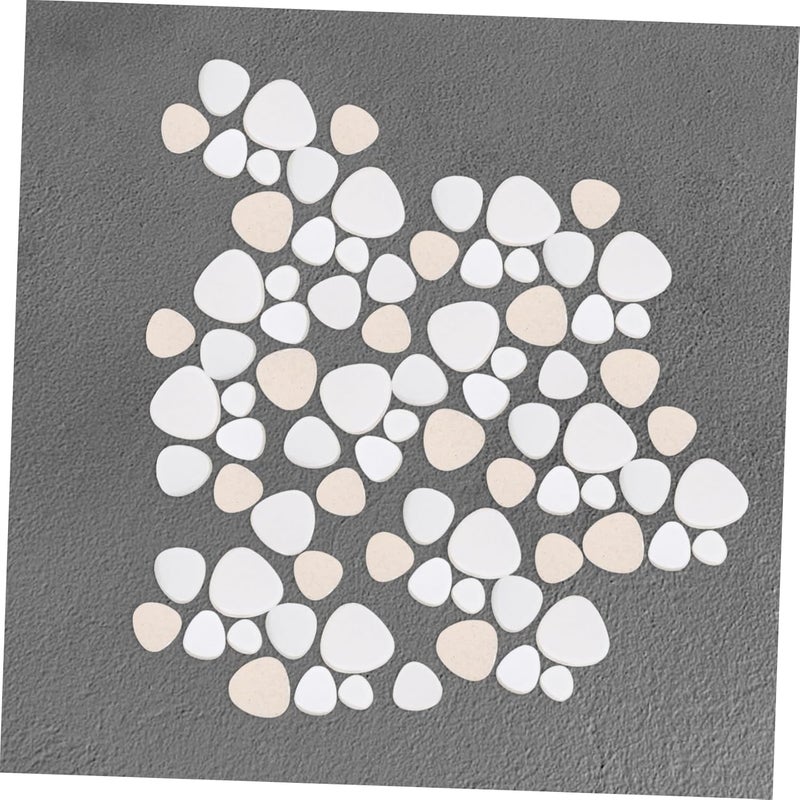 HOMSFOU 1bag Long-Lasting Ceramic Mosaic Tiles DIY Craft Tile Material Natural Pebble Stone - Image 3