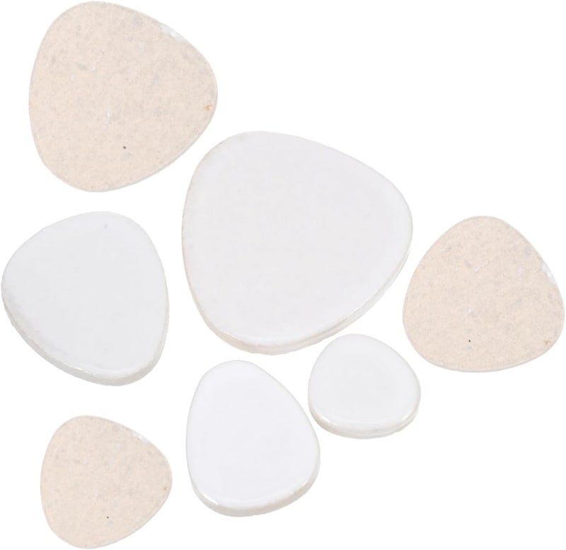 HOMSFOU 1bag Long-Lasting Ceramic Mosaic Tiles DIY Craft Tile Material Natural Pebble Stone - Image 1