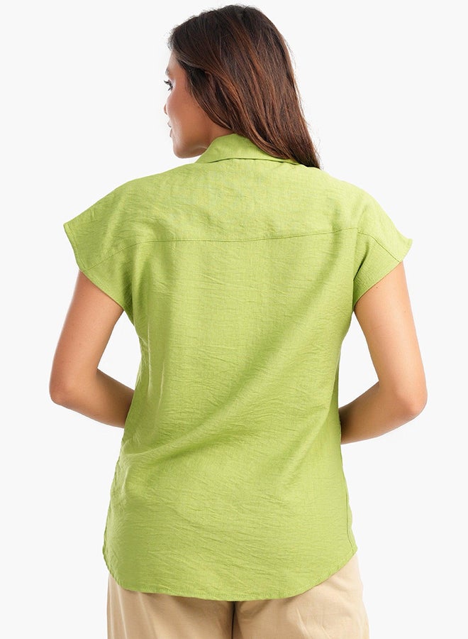 Carina Short Sleeves Lounge Shirt 
