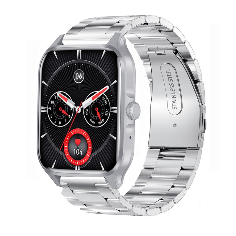 HK23 1.85'' Smartwatch Sports Watch with Touchscreen Intelligent Watch with BT5.0 Calling Sleep Monitoring Watch Fitness Tracker for Heart Rate with Multiple Sports Modes IP67 Waterproof Compatible - Image 4