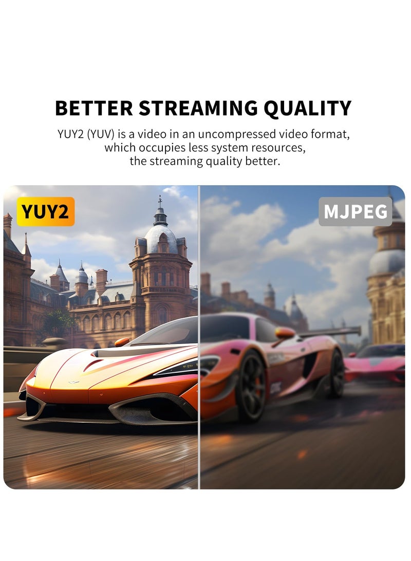 SYOSI Capture Card for Nintendo Switch, 4K Audio Video Capture Card, USB C 3.0 1080P 60FPS HDMI Recorder for Gaming/Live Streaming/Video Conference, Works for Nintendo Switch/PS5/Xbox/OBS/Camera/PC - Image 2