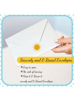 Henoyso First Trip Around The Sun Stickers For Kids Sunshine Birthday Party Favor Stickers 8 Styles Cute Self Adhesive Sticker Labels For Boys Girls Baby Shower Party (Sun1 Roll)  - Image 3