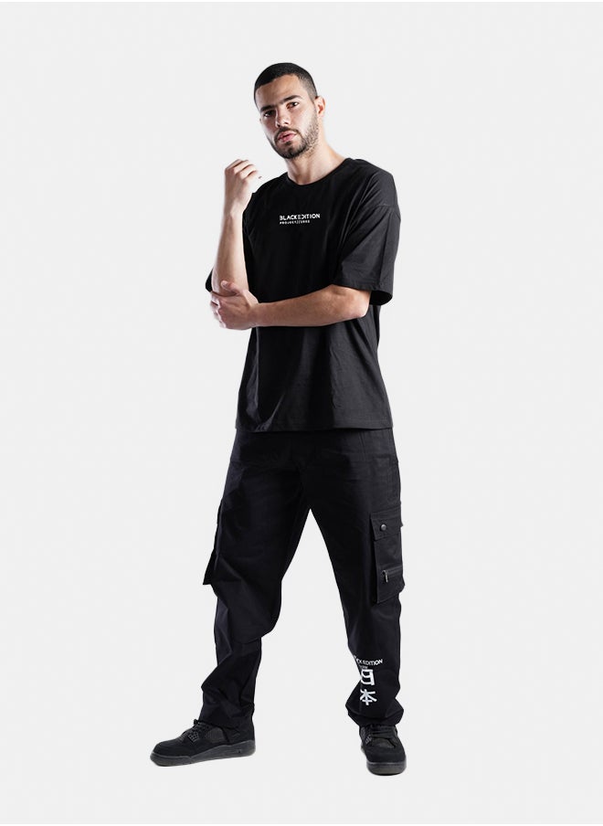 BLACK EDITION - UNISEX ACID WORLD OVERSIZED T-SHIRT - Image 1