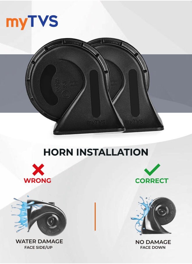 myTVS myTVS Trumpet Horn Kohinoor Black - HO-7  - Image 4