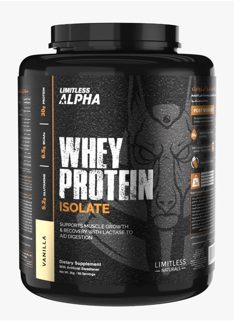 Alpha Whey Protein Isolate - Vanilla 2 KG