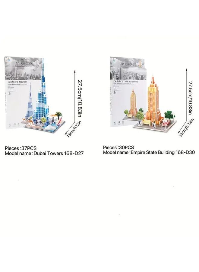 3D Eiffel Tower Building Puzzle Kit DIY Educational Model Toy For Teens - Image 4