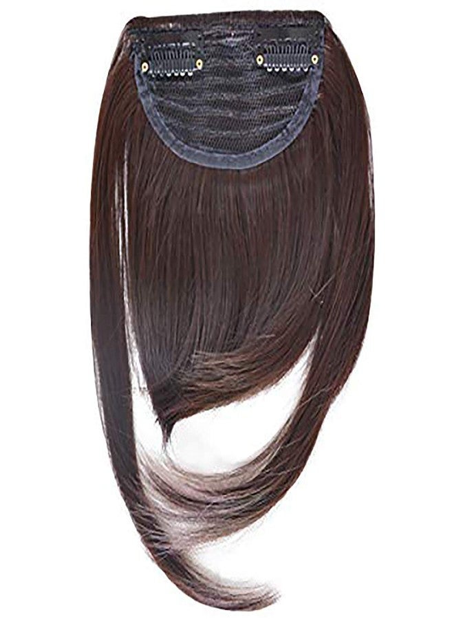 Ekan Clip On Clip in Synthetic Front Hair Bang Fringe Hair Extension for Women (Dark Brown), 15 Gram Pack of 1 - Image 2