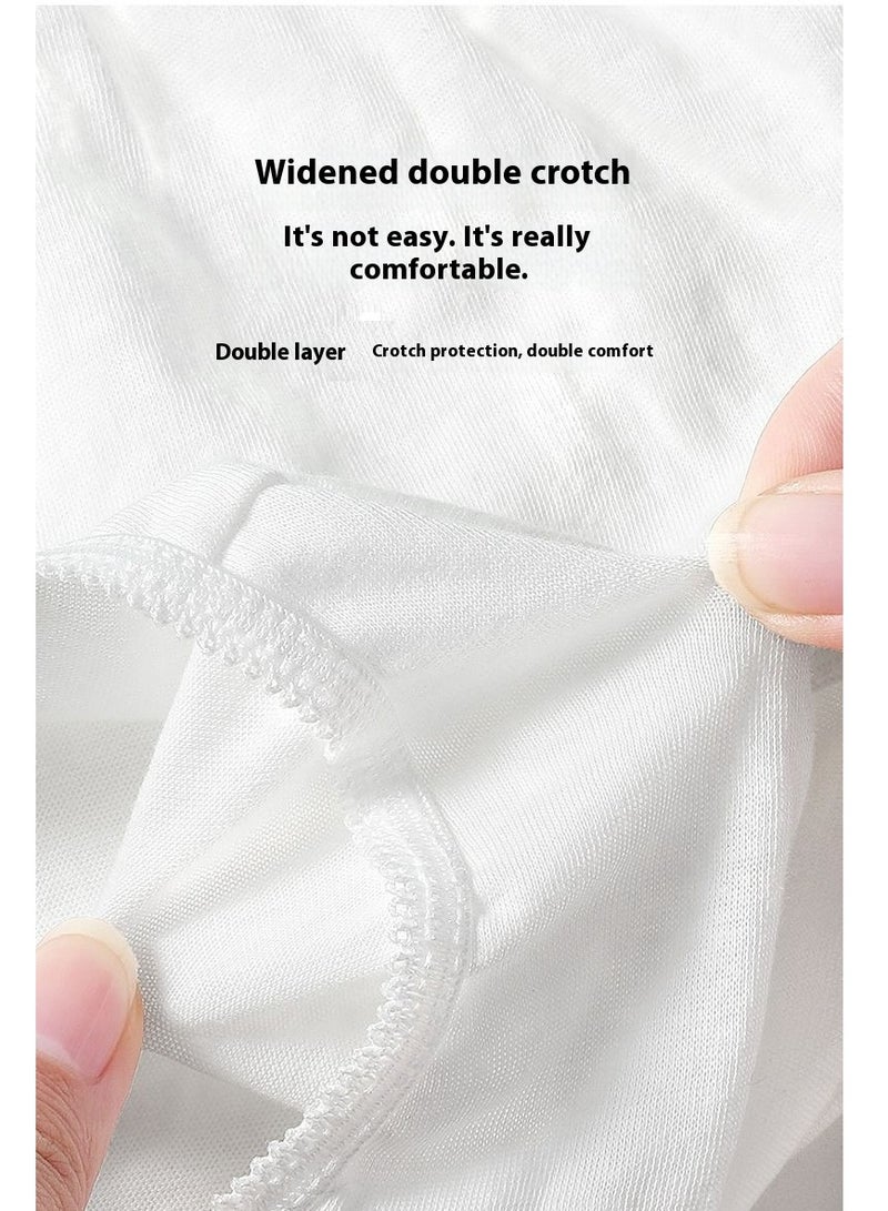 10 Pack Set Women's Disposable Briefs Pregnant Confinement Postpartum Sterile High Stretch Panties Mid-waist Hygiene Soft Underpants Individual Package Underwear White  - Image 5