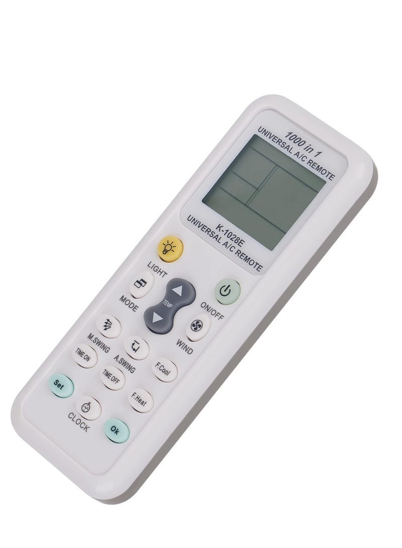 PopZa K-1028E All-in-One Universal Remote Control for Midea, Gree, and LG Air Conditioners – Includes Battery - Image 5