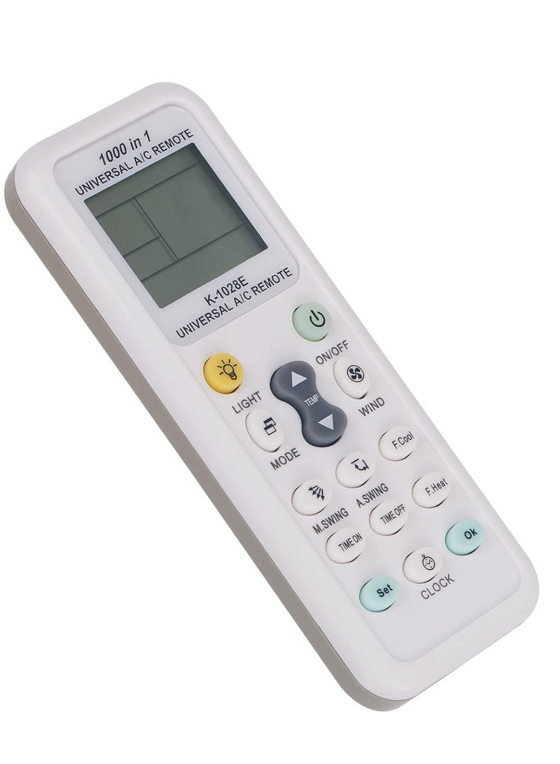 PopZa K-1028E All-in-One Universal Remote Control for Midea, Gree, and LG Air Conditioners – Includes Battery - Image 4