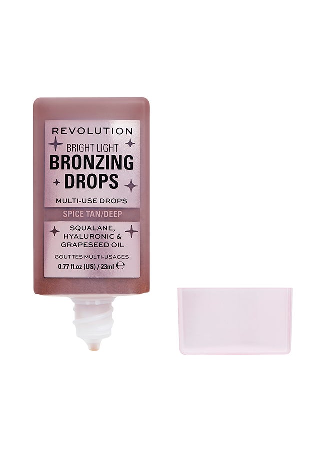 REVOLUTION - Bright Light Bronzing Drops Deep Bronze Summer Spice - Image 1