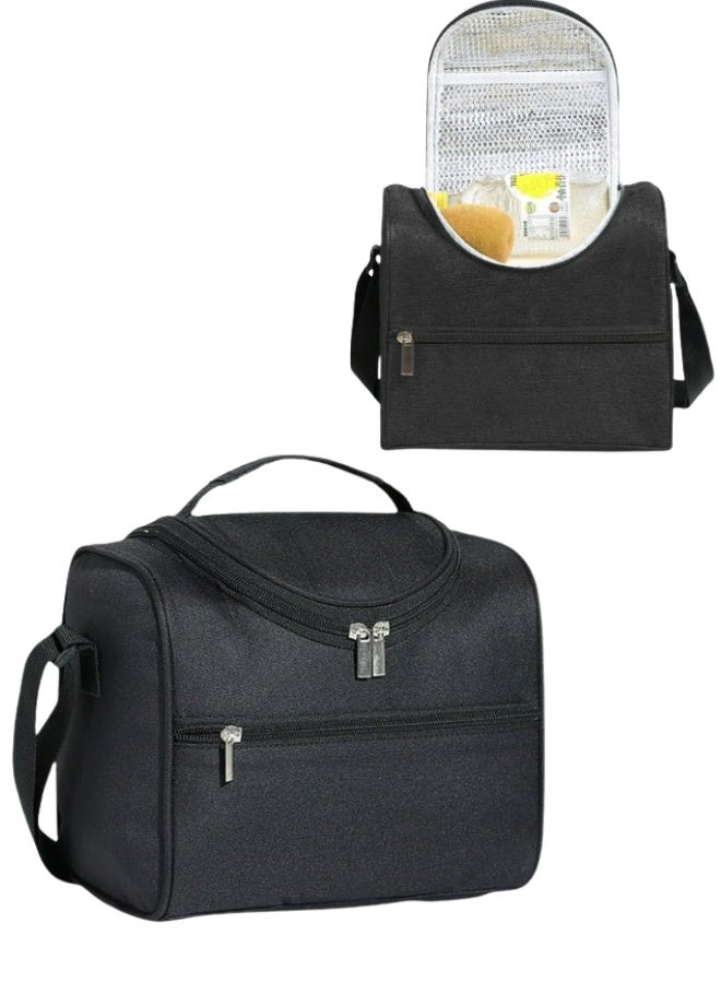 Portable Insulated Lunch Bag – Multi-Purpose Lunch Box Carrying Bag for Women & Men – Adjustable Shoulder Strap – Perfect for Work, School, Travel, and Outdoor Use - Image 1