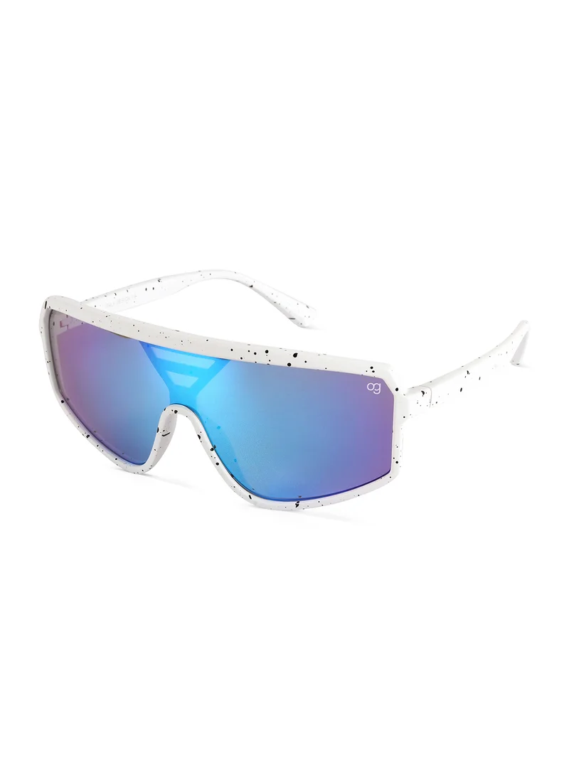 Woggles Uv-Protected White Sports Sunglasses