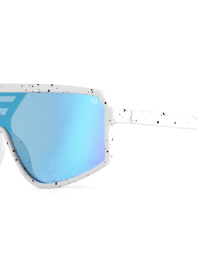Woggles Uv-Protected White Sports Sunglasses