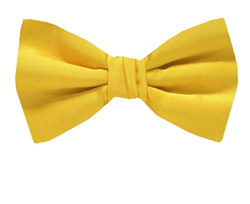 BUYYOURTIES PBT-ADF-33 - Mens Pre-Tied Formal Tuxedo Solid Color Bow Tie - Image 5