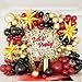 DBKL Burgundy Balloon Arch Garland Kit with Burgundy Black Metallic Gold Confetti Balloons for Class of 2025 Birthday Graduation Party Decorations - Image 3
